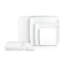 Carré White Porcelain Dinner Plate