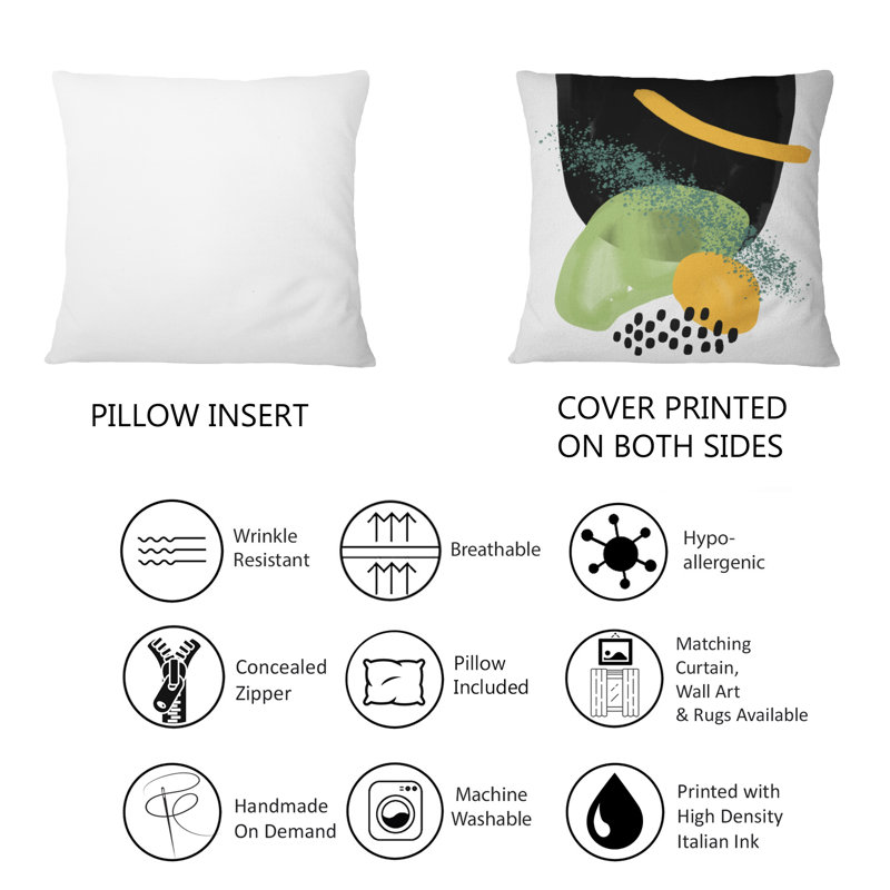Coussin Minimal Retro Abstracts I - Modern Printed