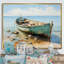 Boat Coastal Melody - Impressions encadrées-621967010-621967011