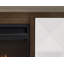 Console pour foyer en bois avec portes et meuble télé Michaella-102187098-102187099