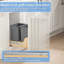 Poubelle escamotable de 35 pintes sous l'armoire