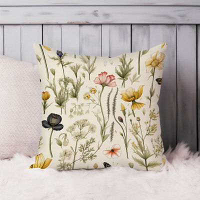 Botanical Wildflowers Pattern VI Cottage & Cottagecore