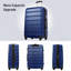 Ensemble de valise à roulettes 3 pièces avec serrure TSA 20 "24" 28 "En stock-129391740