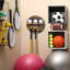 Porte-balles et baseball en bois massif Rustic Burnt