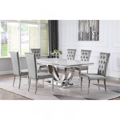 Ensemble de table de salle à manger rectangulaire