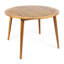 Table d'extérieur en bois, 48,07 po de diamètre, finition, base pour patio à pieds carrés, rehausse la surface-910293413-910293408