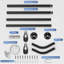 43.7cm L-Shaped Wall Shower Curtain Pole