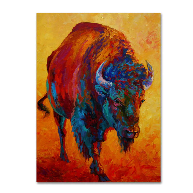 «Head On» par Marion Rose, reproduction sur toile, H 47 po x l 35 po x P 2 po