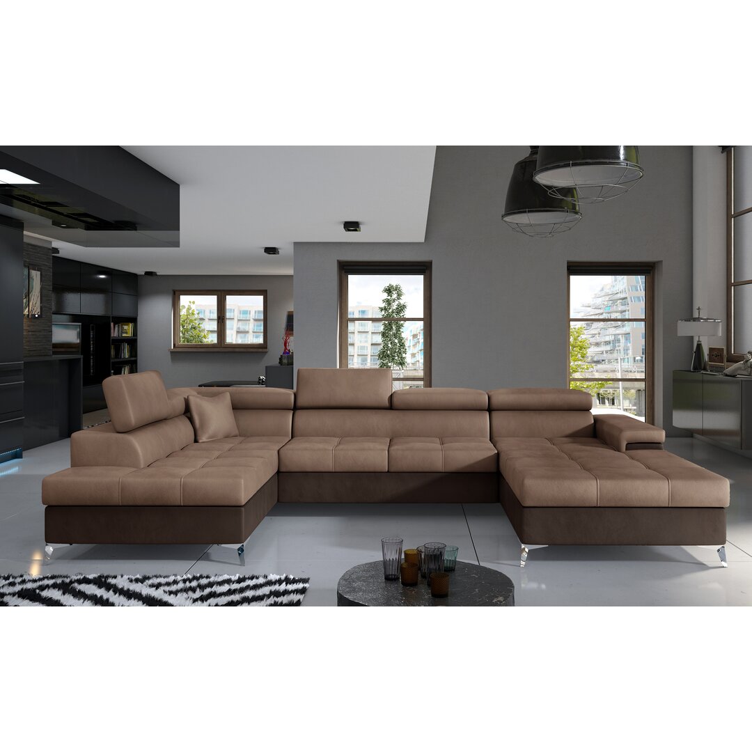 Ecksofa Geraci mit Bettfunktion