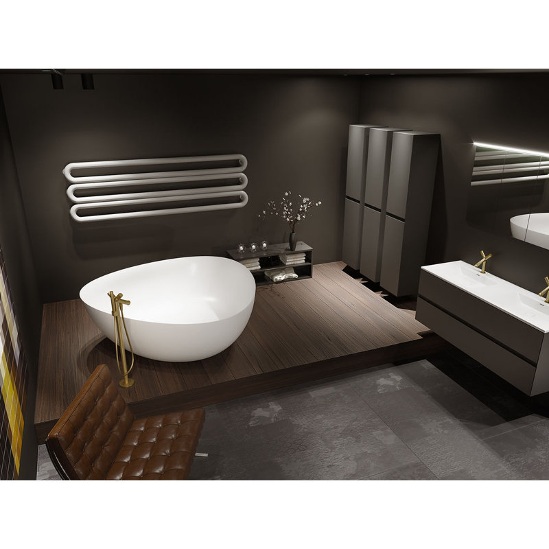 1650mm x 165mm Soaking Acrylic Bathtub