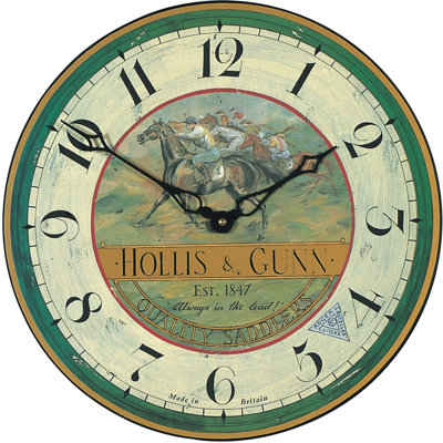 Country Races Wall Clock - 36cm