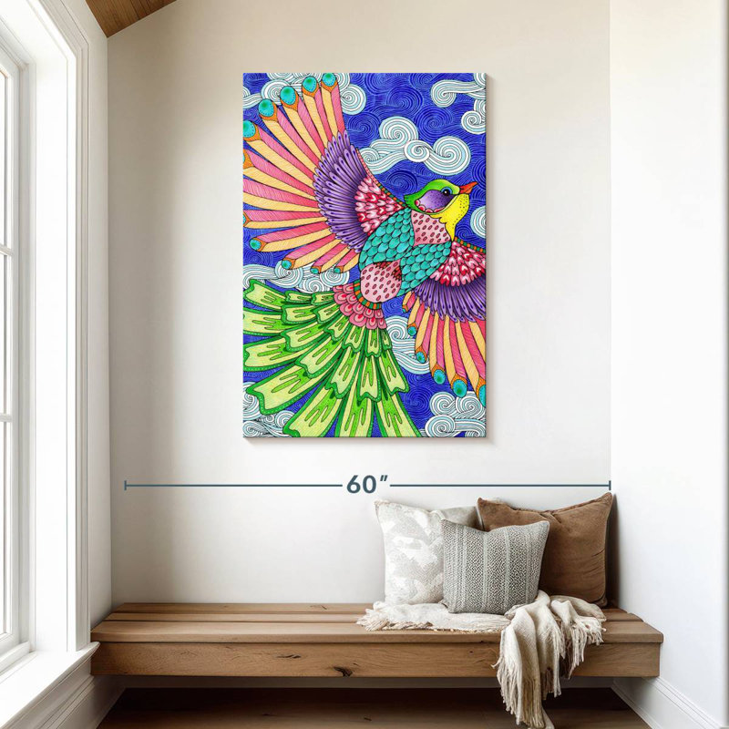 Brampt Winged Things, couleur IV, H 45 po x l 30 po