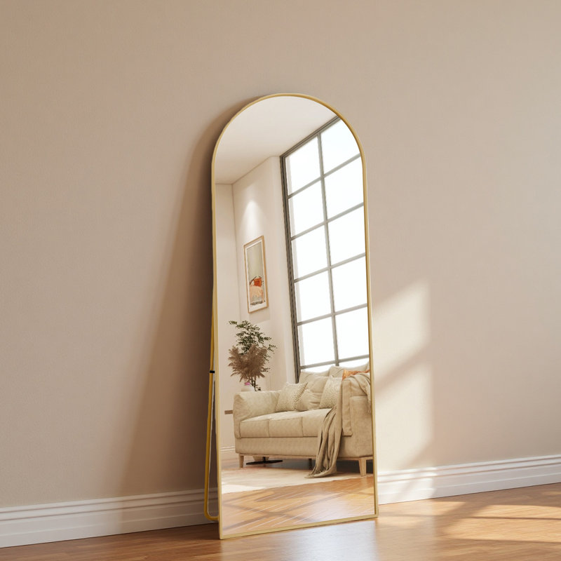 Metal Arch Mirror, Gold, 165