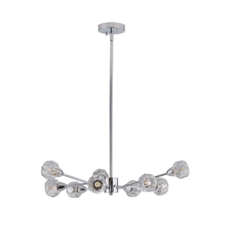 1 - Light Chandelier, Chrome