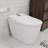 Smart Toilet with Auto Open Lid, Auto Flush & Bidet, Tankless Instant Heating, Wireless Remote Control, Modern Design for Luxury Bathrooms-106193234