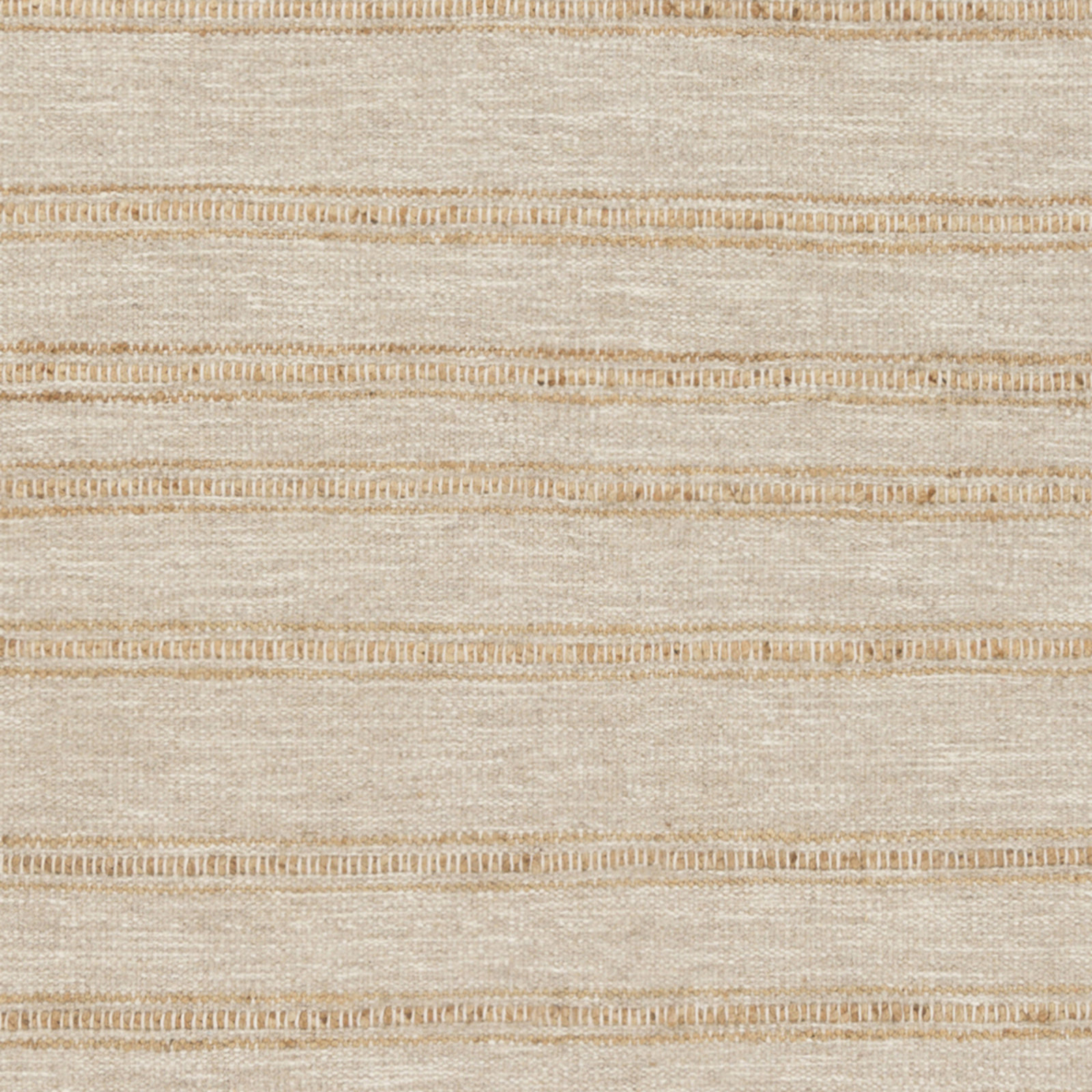 Lila Light Gray Hand-Woven Striped Jute Rug, Rectangle 6' x 9'