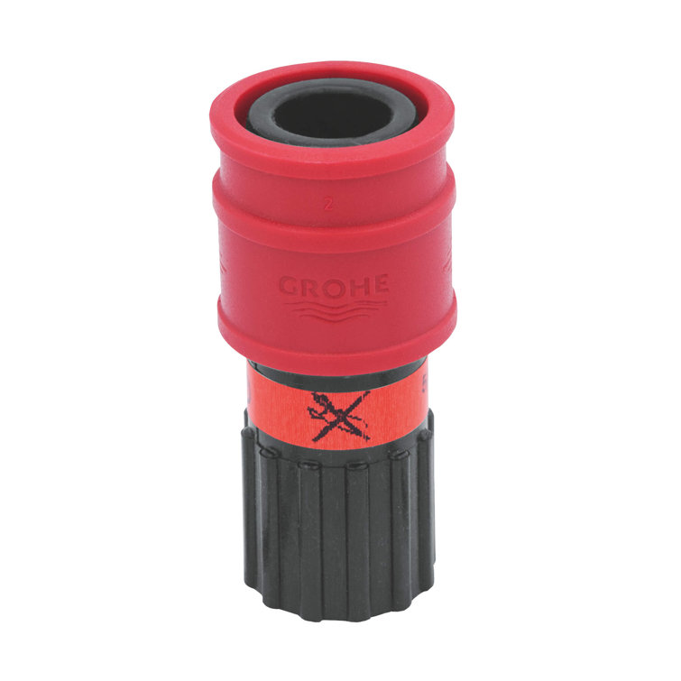 Universal Quick Connect Coupling with Flow Restriction