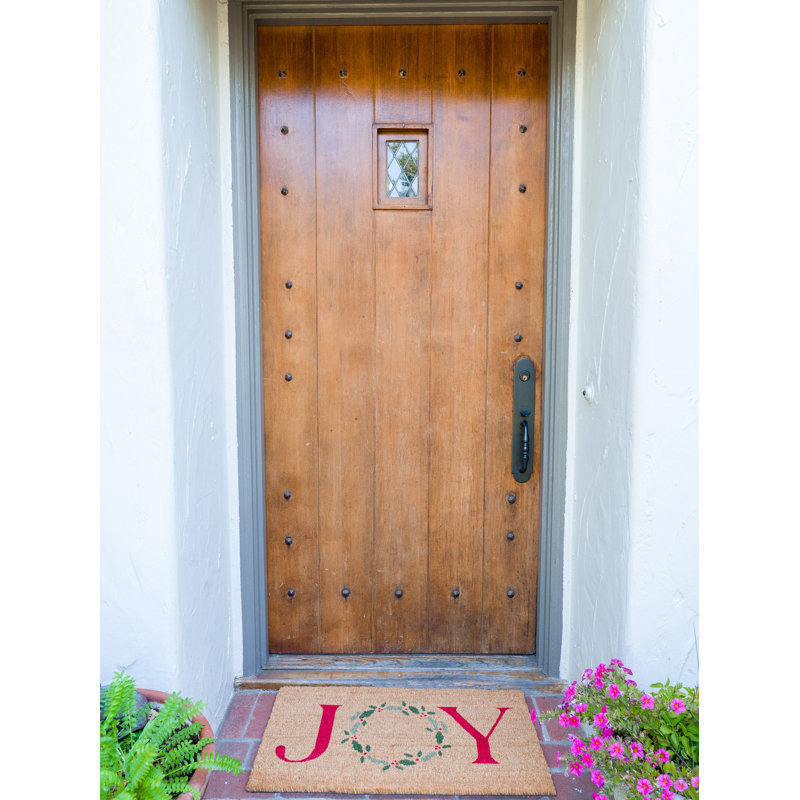 Tapis en fibre de coco 17 po x 30 po Jefford