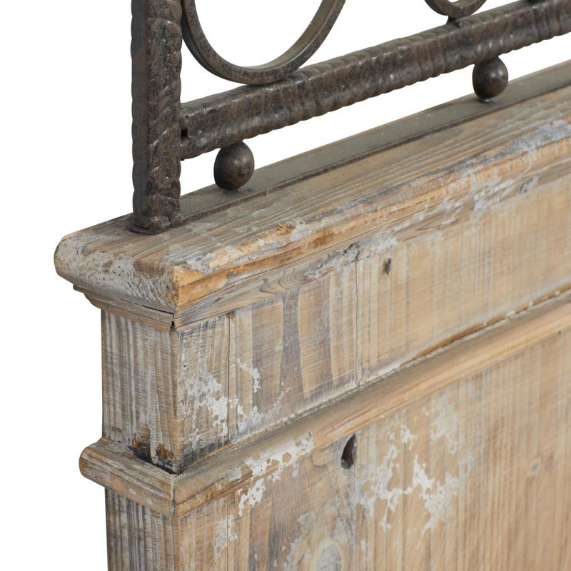 Décoration murale en bois et métal H 71 po Christos