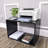 Large 23.5" Wide Printer Stand Shelf With Storage Wood Desk Paper Organzier For Home/Office,Printer Riser 23.5 X 14 X 16“ 693B6207B14841AEB75AB3FCAF1AE279