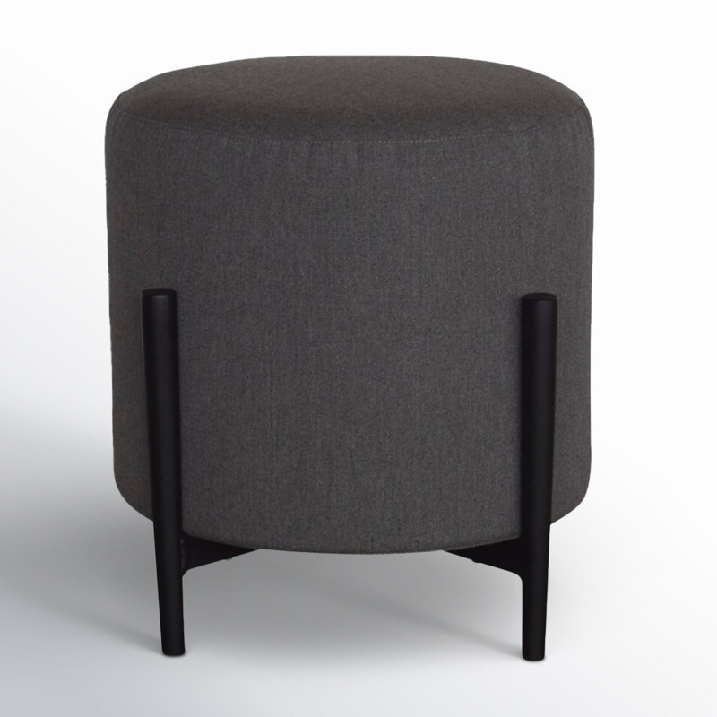 Pouf Outdoor Ottoman, Graphite