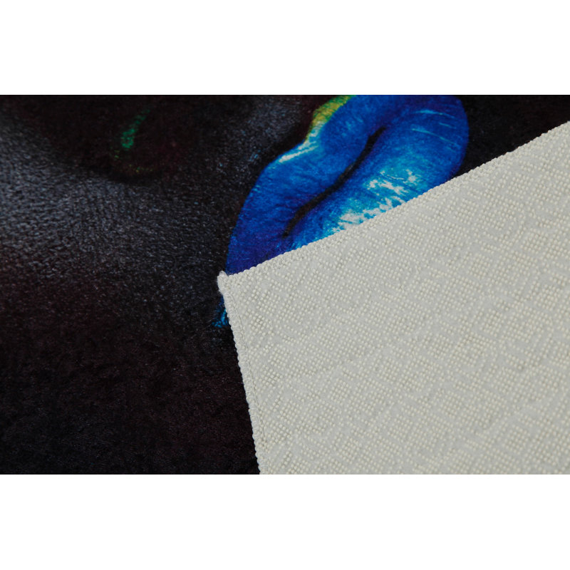 Premium Woven Carpet, 5.2 x 7.5 ft, 100% Polyester, Antibacterial, Non-Slip Underside, 0.3 in Pile Height | Machine Washable, 3D Digital Print | Perfect for Living Room, Bedroom & Office Décor