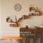 Eliyah Metal Floating Shelf, Wall Shelf, Wall Mounted Metal Shelves with Unique Design-1666793961
