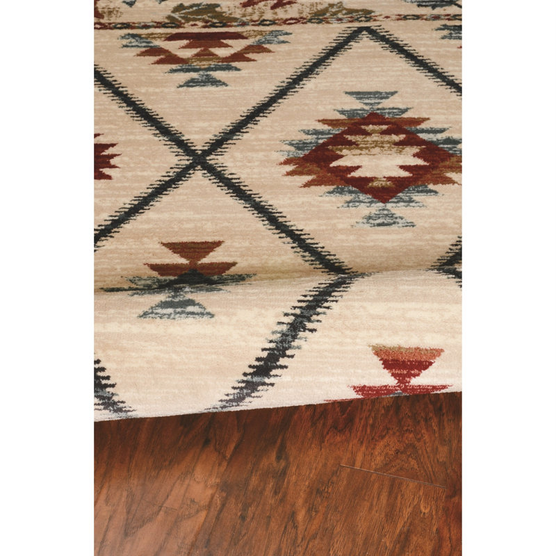 Mardell Geometric Indoor Rug, Round 7'10"