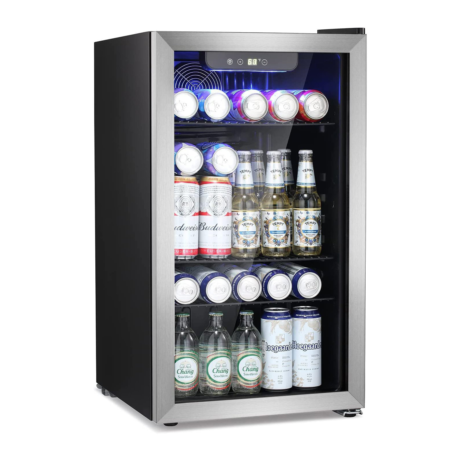 Dual Zone Wine Cooler Antarctic Star 24 Inch Wine And Beverage