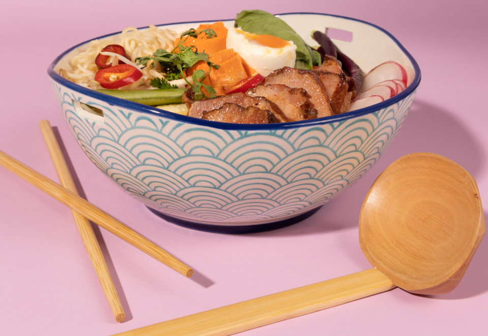 Serve dishes from all over the globe.