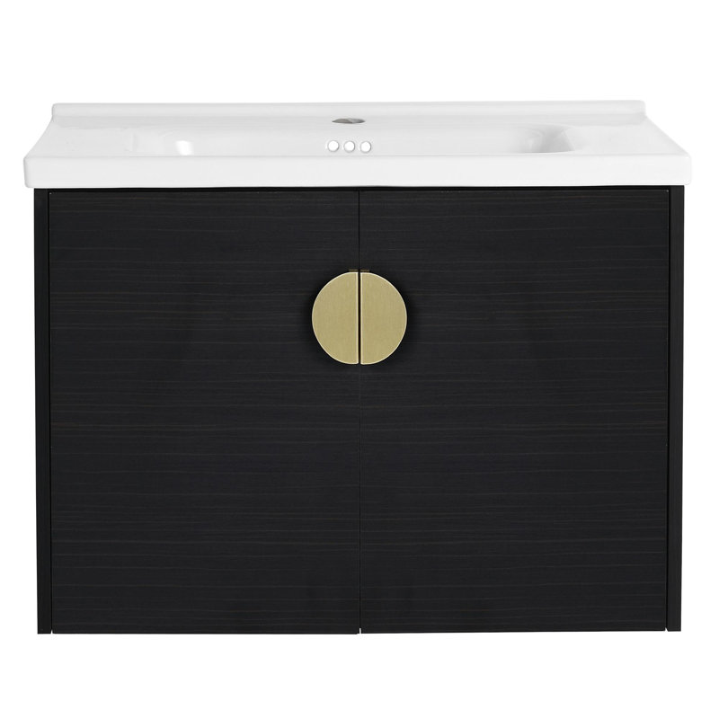 Meuble-lavabo mural avec lavabo, 28"