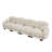 Compression Modular Chenille Sofas, Modern 4 Seater For Home
