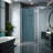  30" W x 72" H Bi-Fold Frameless Shower Door with Polished Hardware, 6mm Tempered Glass, Adjustable Fit for Bathroom-101852015