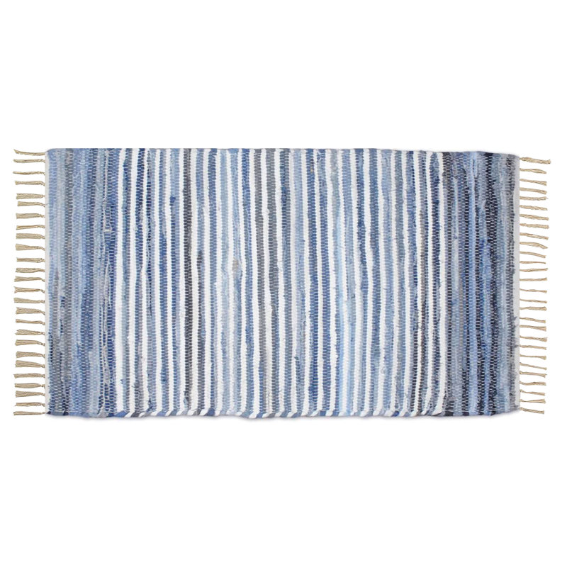 Cotton Geometric Indoor / Outdoor Rug