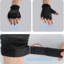 Gants demi-doigts d'entraînement noir
