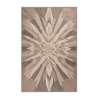 Machine Washable Nature Gray Area Rug