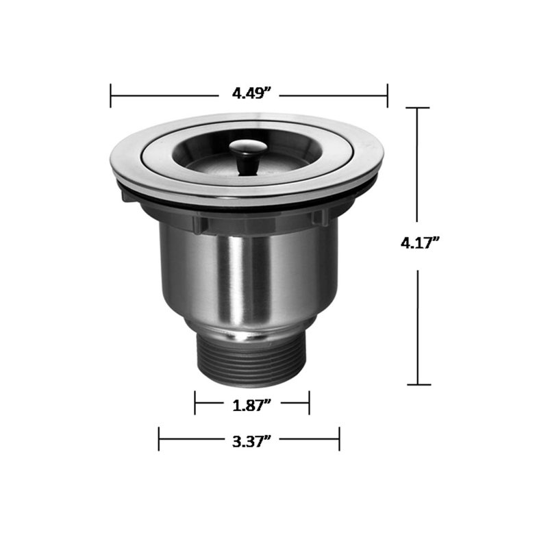 5'' W Basket Strainer