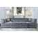 Lark Manor Pullin 6 - Piece Velvet Sectional & Reviews | Wayfair