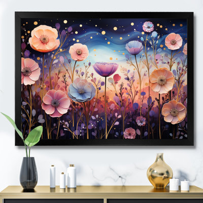 " Purple Mystical Blooms VII "