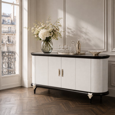 Paris Chic Sideboard with Drawer and Cabinets