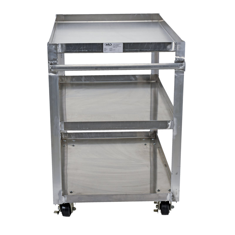 CHARIOT de SERVICE avec trois tablettes 28 po x 40 po vestil SCA3-, H 42 po x l 22 po x P 43 po