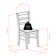 2 - Person Solid Wood Top Four Leg Dining Set