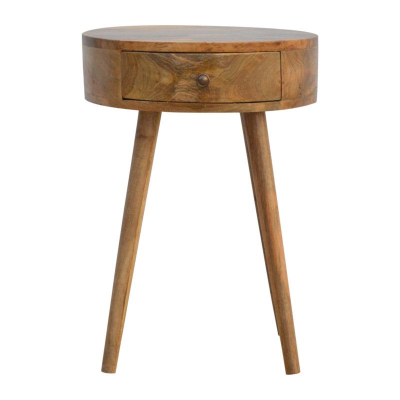 40cm W Solid Wood Bedside Table