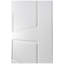 Porte intérieure traditionnelle laminée 5 panneaux à 5 panneaux-104902182