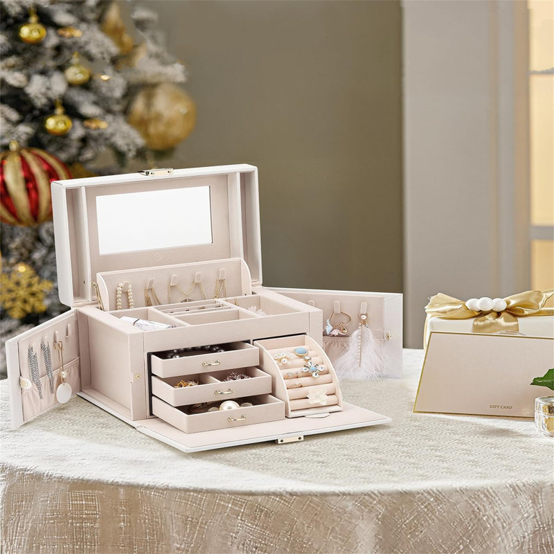 Saibah Jewellery Box +, Cream