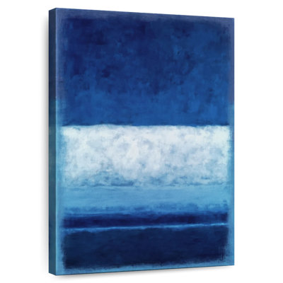 Bleu foncé et horizon blanc Leblanc