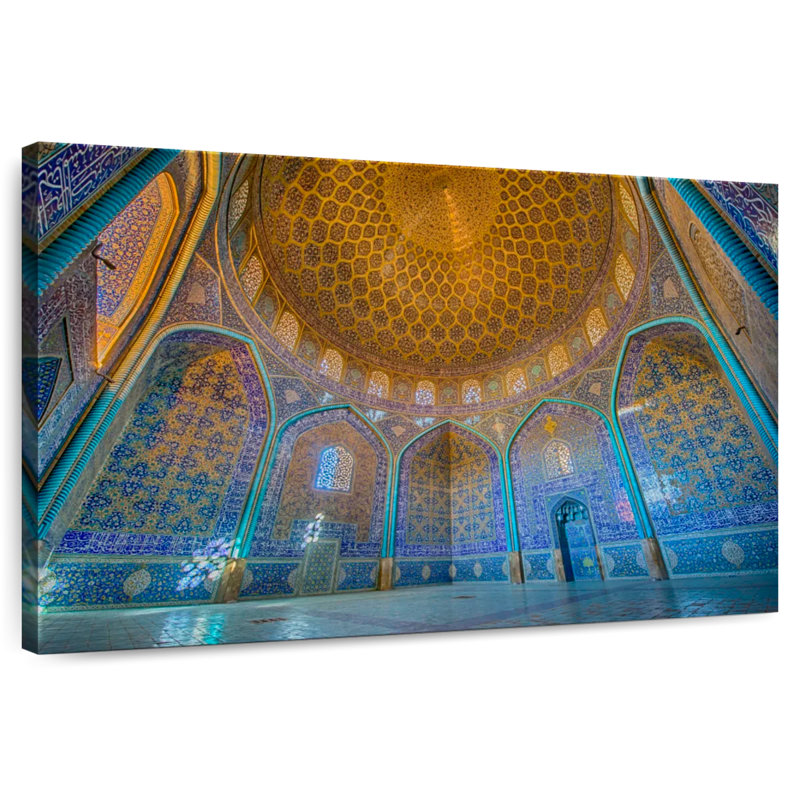 Adella Inside Sheikh Lotfollah Mosque, 32" H x 48" W