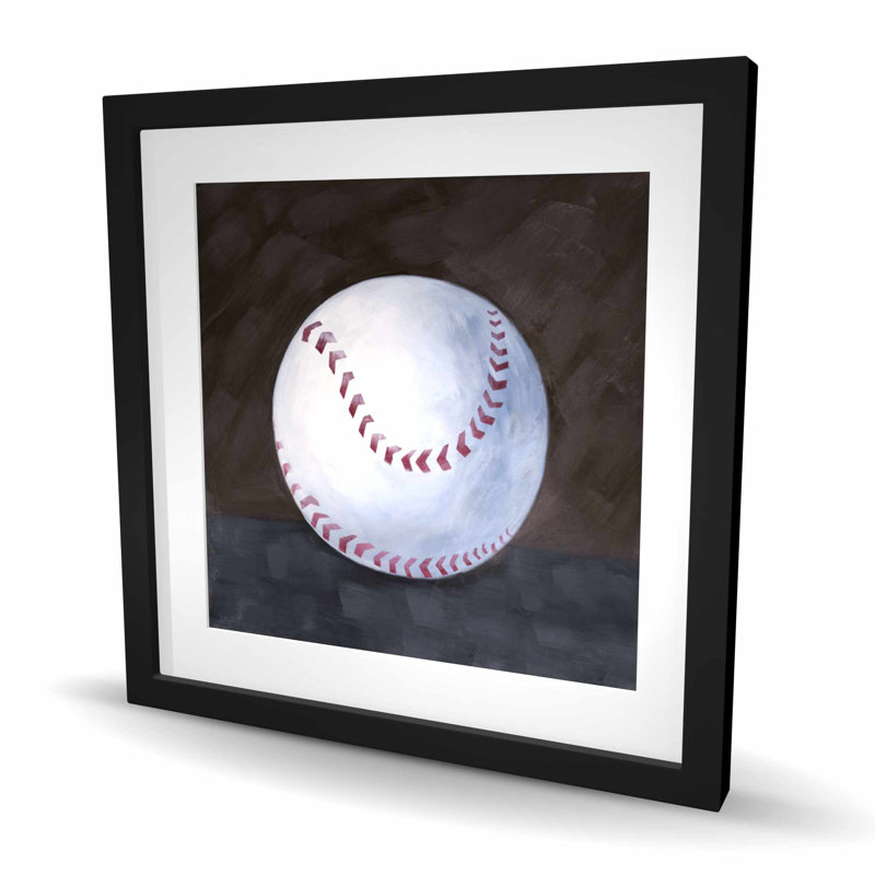Baseball ball - Loisirs, reproduction encadrée