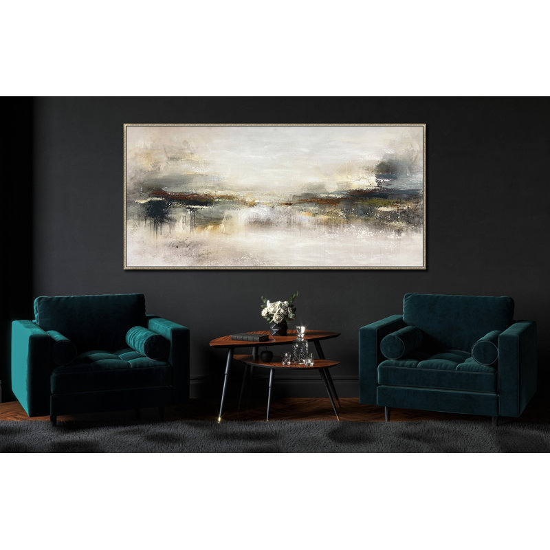 Champagne Drift Canvas Wall Art