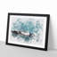 Wave Curl Watercolour - Framed Print-56882307-56882312